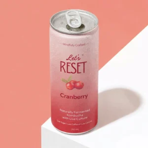Let’s Reset Cranberry Kombucha thumbnail