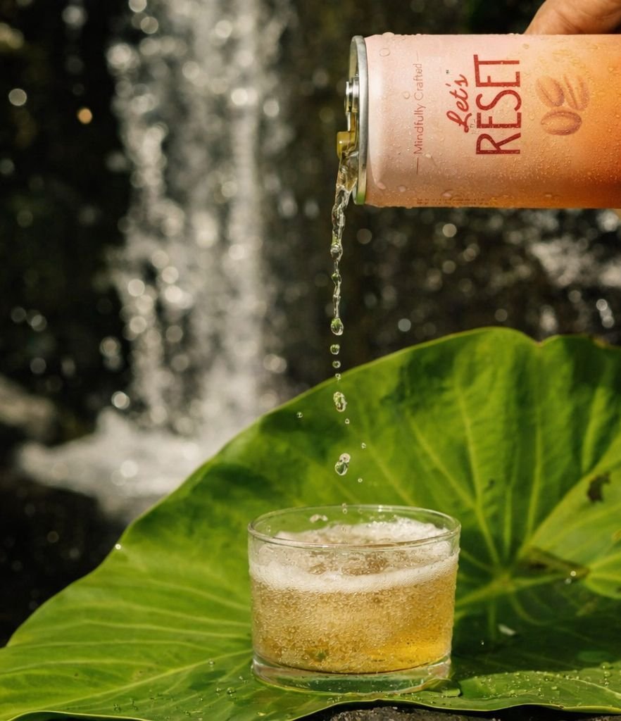 Let’s Reset Coffee Peach Kombucha