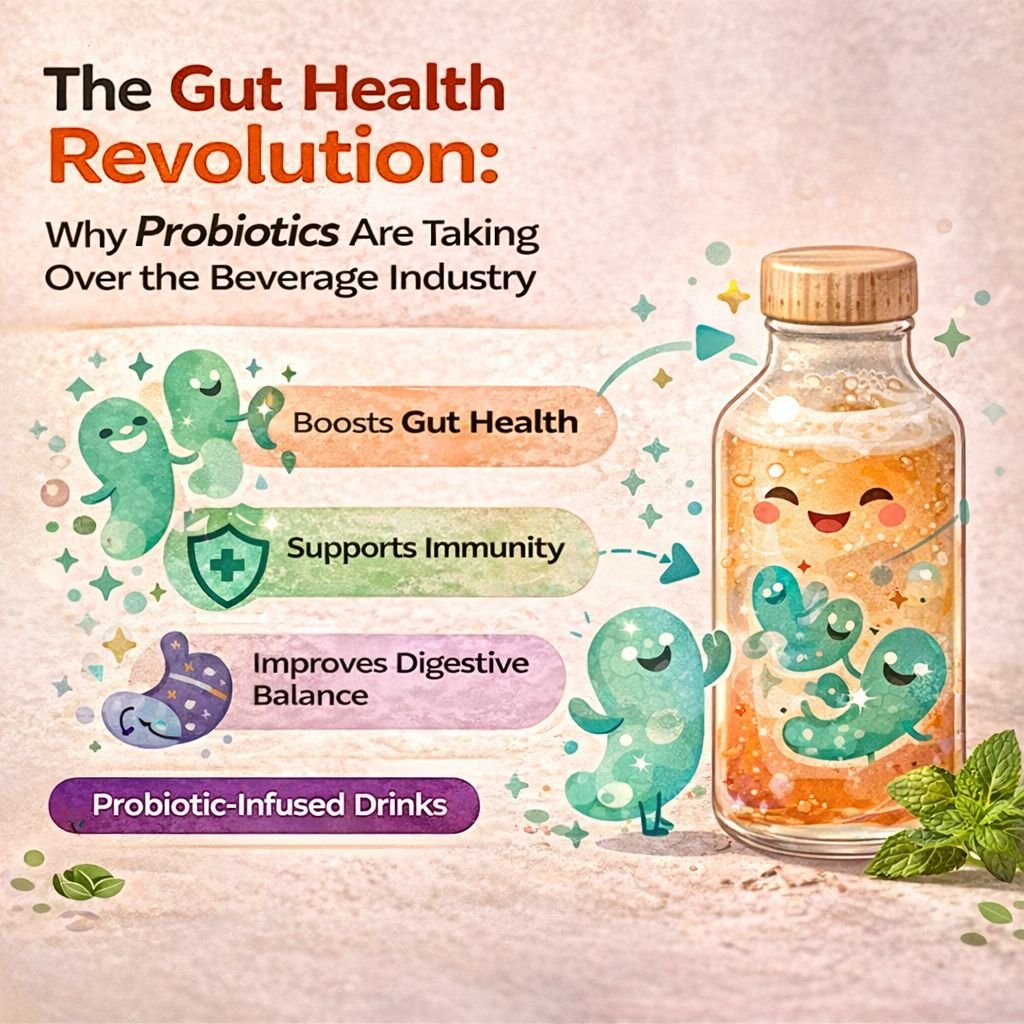 The Gut Health Revolution: Why Probiotics Are Taking Over the Beverage Industry