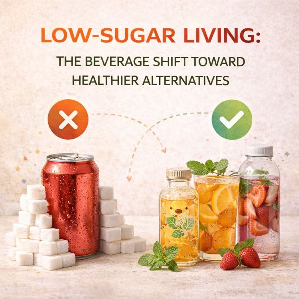 Low-Sugar Living: The Beverage Shift Toward Healthier Alternatives