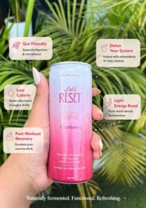Let’s Reset Cranberry Kombucha thumbnail