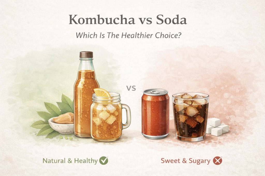 Kombucha vs Soda: Which Is the Healthier Choice?